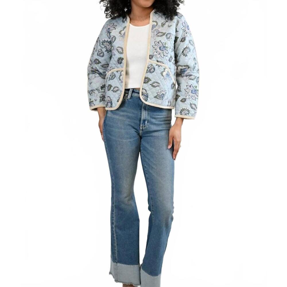 NEW VICTORIA DUNN scarlett jacket in twilight flora